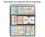 WhiteCoat Clipboard® Trifold - White Physical Therapy Edition